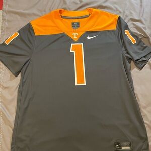 Nike Men's Gray and Orange Team Jersey/ University of Tennessee